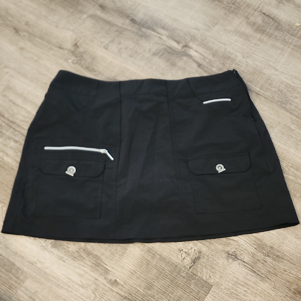 Jamie Sadock Black A-line Mini Skirt for Work